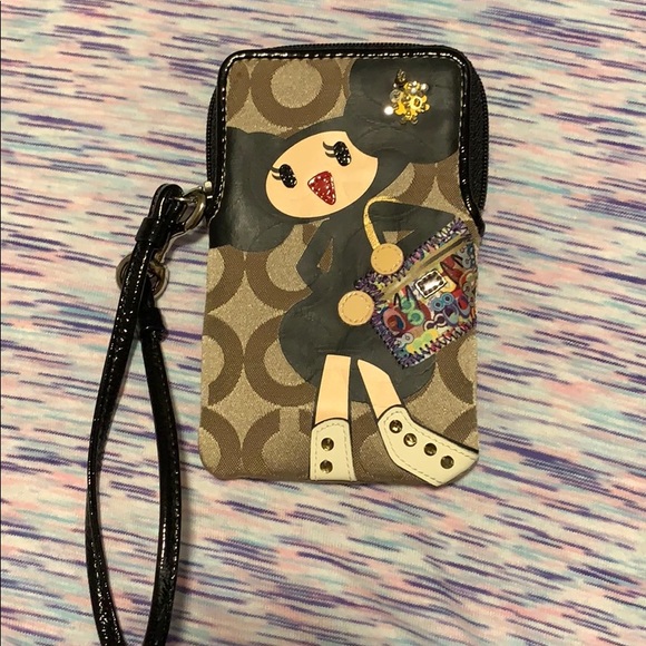 Coach poppy pouch
